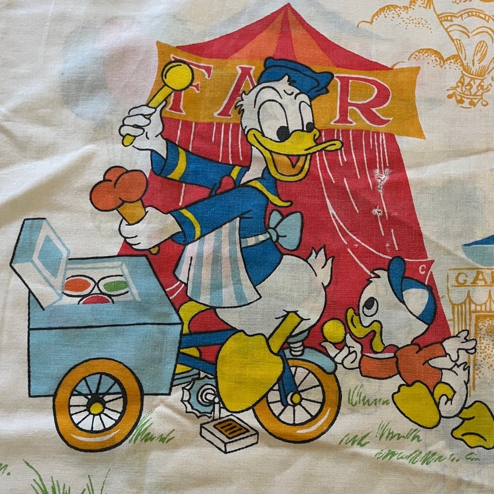 Disney Blue, Yellow and Green Character Print Pillowcase - Picture 3 of 10